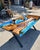 Blue Large Resin Table: A Perfect Blend of Art and Functionality