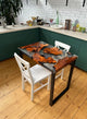 Subtle Look Transparent Epoxy Resin Dining Table Acacia Wood Coffee Table Live Edge Table Living Room Table Console Table Patio Table Kitchen Table Side Table