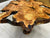 Exquisite Clear Transparent Live Edge Round Epoxy Resin Table Dining Table Coffee Table Kitchen Table Patio Table Console Table Side Table Centre Table