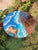 Custom Beach Look Epoxy Resin Round Dining Table Coffee Table Centre Table Live Edge Table Console Table Living Room Table Study Table Patio Table End/Side Table