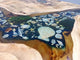 Beautiful Indoor Round Wooden Mountain Coffee Table Epoxy Dining Table Living Room Table Shells and Stars Table for 2, 4, 6, 8 Side/End Table Home Decor Table