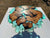 Custom Large Resin Epoxy Round Table Teal Clear Green Look Resin Coffee Table Living Room Table Luxury Decor Table Patio Table Wooden Resin Table