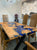 Customized Large Epoxy Table,Blue Ocean River Look, Resin Dining Table for 2, 4, 6, 8, Epoxy Coffee Table, Living Room Table, Home décor