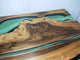 Beautiful Celadon Green Epoxy Resin Dining Table Conference Table Patio Table Coastal Table Coffee Table Living Room Table Bar Counter Table End/Side Table