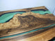 Beautiful Celadon Green Epoxy Resin Dining Table Conference Table Patio Table Coastal Table Coffee Table Living Room Table Bar Counter Table End/Side Table