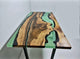 Beautiful Celadon Green Epoxy Resin Dining Table Conference Table Patio Table Coastal Table Coffee Table Living Room Table Bar Counter Table End/Side Table
