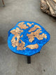 Versatile Multi River Epoxy Resin Round Dining Table Coffee Table Centre Table Live Edge Table Console Table Living Room Table Study Table Patio Table End/Side Table