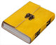 TUZECH Handmade Diary Notebook for Office/Home/Craft/Art Use with C Lock (Blush Yellow)
