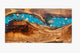 Customized Large Epoxy Table, Resin River Dining Table for 2, 4, 6, 8, Living Room Table Epoxy Coffee Table Top, Bar Counter-Tuzech store