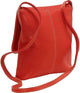 Tuzech Handmade Leather Simple Flap-Over Crossbody Bag with Big Pocket Gift for Women Full Grain, Campus, Weekender