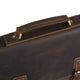 Tuzech Vintage Genuine Leather Tote Briefcase Professional 16'' Laptop Shoulder Messenger Bag with YKK Metal Zippers-Tuzech store
