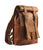Tuzech Unisex Brown Pure Leather Bag Adjustable Size Casual Use Messenger Satchel Bag Cute Backpack Fits laptop Upto Adjustable Size (21 Inches)-Tuzech store