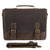 Tuzech Vintage Genuine Leather Tote Briefcase Professional 16'' Laptop Shoulder Messenger Bag with YKK Metal Zippers-Tuzech store