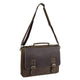 Tuzech Vintage Genuine Leather Tote Briefcase Professional 16'' Laptop Shoulder Messenger Bag with YKK Metal Zippers-Tuzech store