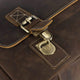 Tuzech Vintage Genuine Leather Tote Briefcase Professional 16'' Laptop Shoulder Messenger Bag with YKK Metal Zippers-Tuzech store