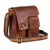 TUZECH Pure Genuine Leather Modern Styled Brown Stylish Vintage Handbag Satchel Bag Handcrafted Leather Bag -Fits Laptop Up To (11 Inches)-Tuzech store