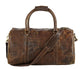 Tuzech Large Duffel Luggage leather Travel Bag Duffel bag Gym Bag Airplane cabin Approved Carry On Overnight Leather Weekender Mens Duffle Bag For Men and Women 20 inch