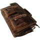 Vintage Retro Buffalo Leather Briefcase Laptop Bag-Tuzech store