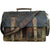 Vintage Retro Buffalo Leather Briefcase Laptop Bag-Tuzech store