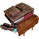 Vintage Retro Buffalo Leather Briefcase Laptop Bag-Tuzech store