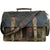 Vintage Retro Buffalo Leather Briefcase Laptop Bag-Tuzech store