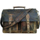 Vintage Retro Buffalo Leather Briefcase Laptop Bag-Tuzech store