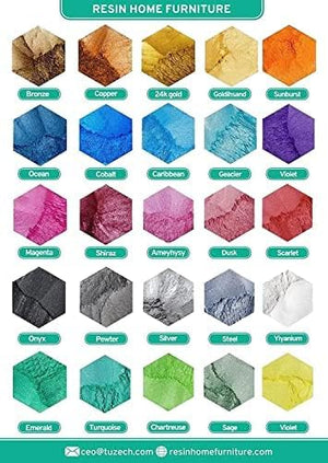 Exploring the World of Colors: How Many Colors are Available for Resin Tables?