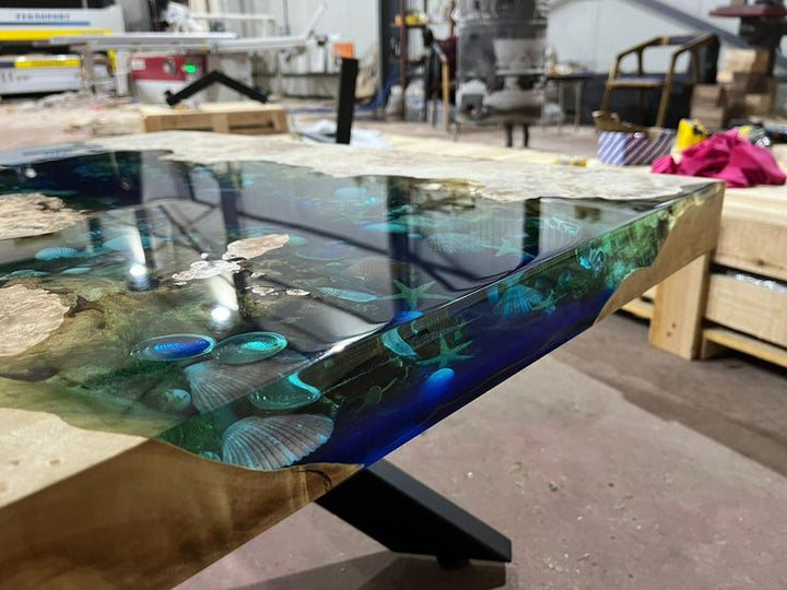 Starfish Stone Resin Tables: A Deep Dive into Their Unique Charm