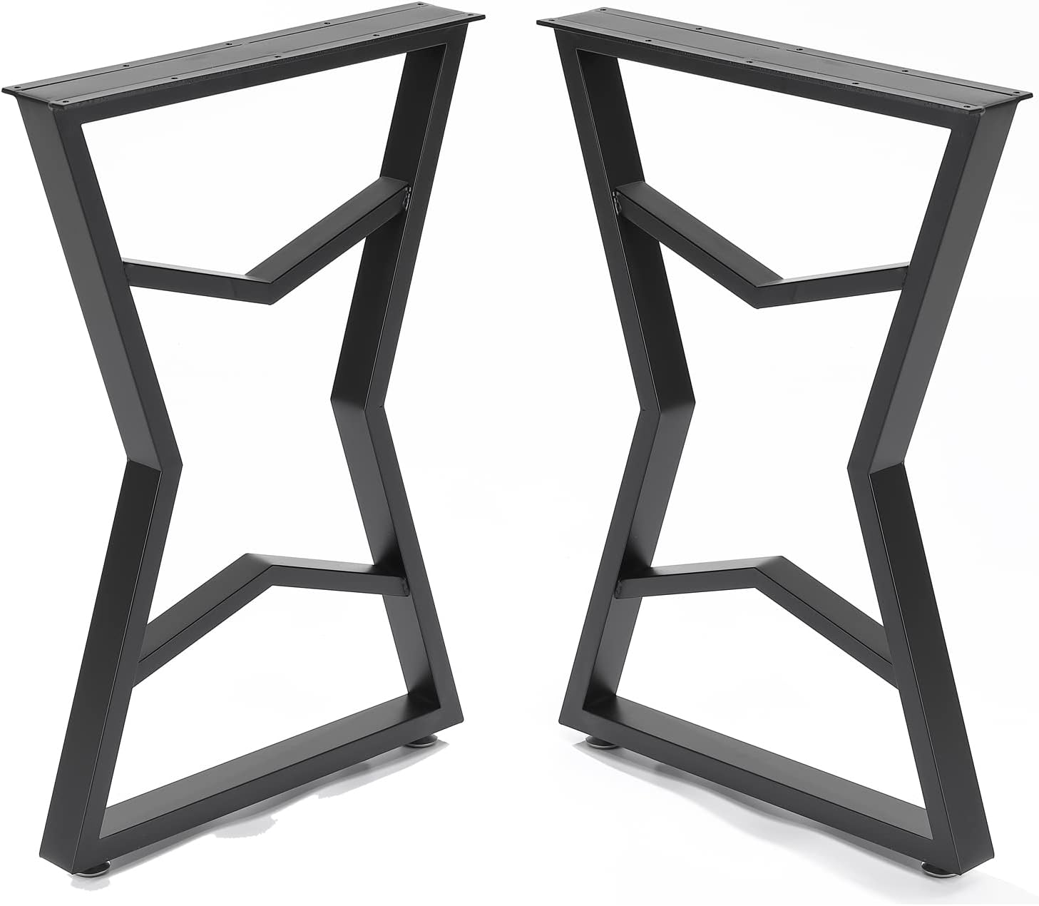 Metal Coffee Table Leg Desk Legs Set of 2 Industrial Table Legs,Metal Table Legs,Metal Bench Legs,Console Table Legs