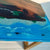 epoxy resin ocean beach solid wooden coffee tables.