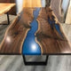 Customized Large Epoxy Table, Live Resin River Look, Resin Dining Table for 2, 4, 6, 8, Epoxy Coffee Table, Living Room Table, Home décor