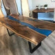 Customized Large Epoxy Table, Live Resin River Look, Resin Dining Table for 2, 4, 6, 8, Epoxy Coffee Table, Living Room Table, Home décor