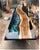 Ocean Table Epoxy Dining Table Resin Coffee Table River Table Living Room Table for 2, 4, 6, 8 Epoxy Table Top Patio Table Home Décor End Table