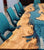Large Indoor Blue Epoxy Dining Table Resin River Coffee Table Living Room for 2, 4, 6, 8 Table Epoxy Table Top Patio Table Home Décor Bar Counter