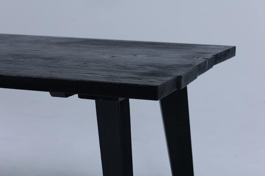Custom Made Burn Wood Look Resin Black Epoxy Table Dining Table Coffee Table End Table Bar Counter Top Living Room Table Wall Art Wooden Table Home Decor