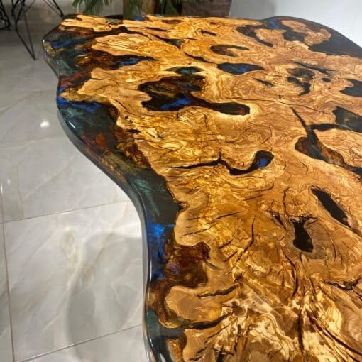 Special Olive Wood Epoxy Dining Table Resin Table Living Room Table Kitchen Table Console Table Conference Table Patio Table Side/End Table Home Décor