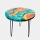 Premium Seashore Look Epoxy Resin Coffee Table Patio Table Console Table Side Table End Table Centre Table Kitchen Table Office Table Living Room Table Home Décor