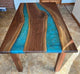 Customized Large Epoxy Table, Classic Multi River Table, Resin Dining Table for 2, 4, 6, 8, Epoxy Coffee Table, Living Room Table, Home décor