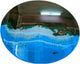 Epoxy Resin Ocean Theme Solid Wood Table