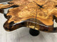 Exquisite Clear Transparent Live Edge Round Epoxy Resin Table Dining Table Coffee Table Kitchen Table Patio Table Console Table Side Table Centre Table