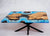 Unique Blue Island Look Epoxy Resin Dining Table Coffee Table End Table Wooden Table Living Room Table Bar Counter Home Décor Side Table Top