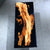 Natural Fire Like Wood and Dark Black Epoxy Resin Table Dining Table Coffee Table End Table Wooden Table Living Room Table Bar Counter Home Décor Side Table top