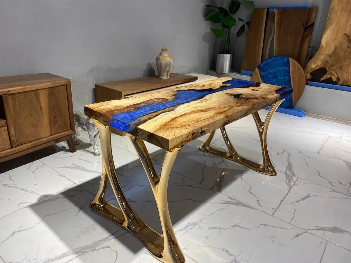 Blue Ocean Look Epoxy Resin Dining Table Coffee Table End Table Living Room Table Bar Counter Home Décor Side Table Top Patio Table Conference Table Wall Art
