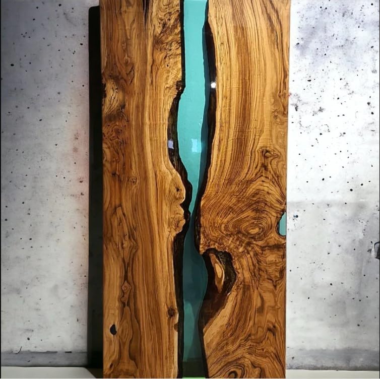 Custom Dark Wood with Single Look Resin Table Epoxy Dining Table Coffee Table End Table Bar Counter Top Living Room Table Wall Art Wooden Table