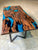 Customized Large Epoxy Table,Blue Multi River Look, Resin Dining Table for 2, 4, 6, 8, Epoxy Coffee Table, Living Room Table, Home décor