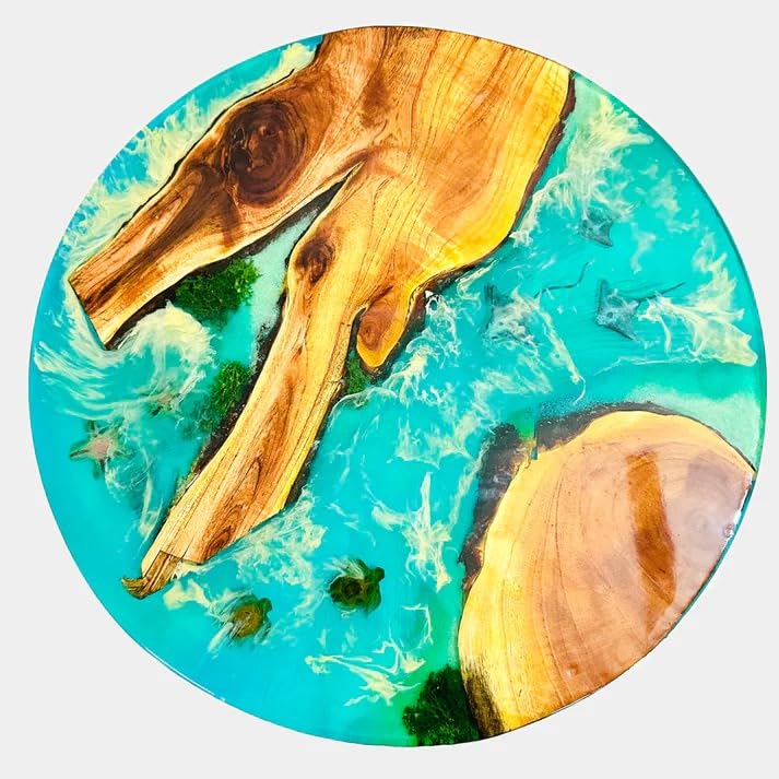 Premium Seashore Look Epoxy Resin Coffee Table Patio Table Console Table Side Table End Table Centre Table Kitchen Table Office Table Living Room Table Home Décor