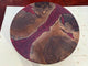 Large Indoor Epoxy Round Table Unique Red River Coffee Table Conference Table Living Room Table for 2, 4, 6, 8 Acacia Wood Table Table Top Home Décor Patio Table