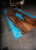 TUZECH Custom Epoxy Unique Blue River Feel with Waves Table Coastal Table Top Dining Table Coffee Table Side/End Table Home Décor