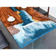 Customized Large Epoxy Table, Clear Blue Ocean Wave Look, Resin Dining Table for 2, 4, 6, 8, Epoxy Coffee Table, Living Room Table, Home décor