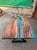 TUZECH Natural Wood Blue River Flow Epoxy Dinning Table Living Room Table Coffee Table Live Edge Wooden Table Resin Table Side/End Table Conference Table Top Home Décor